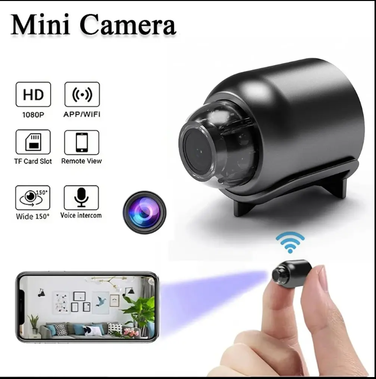 🎥 Seguridad invisible en la palma de tu mano – UltraSpy Cam 1080p